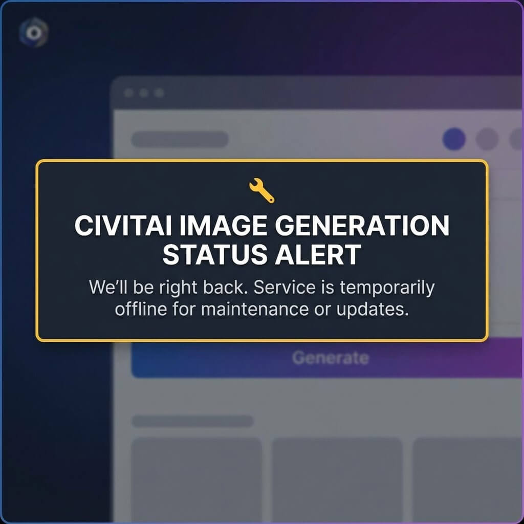 Civitai Image Generation Status Alert System
