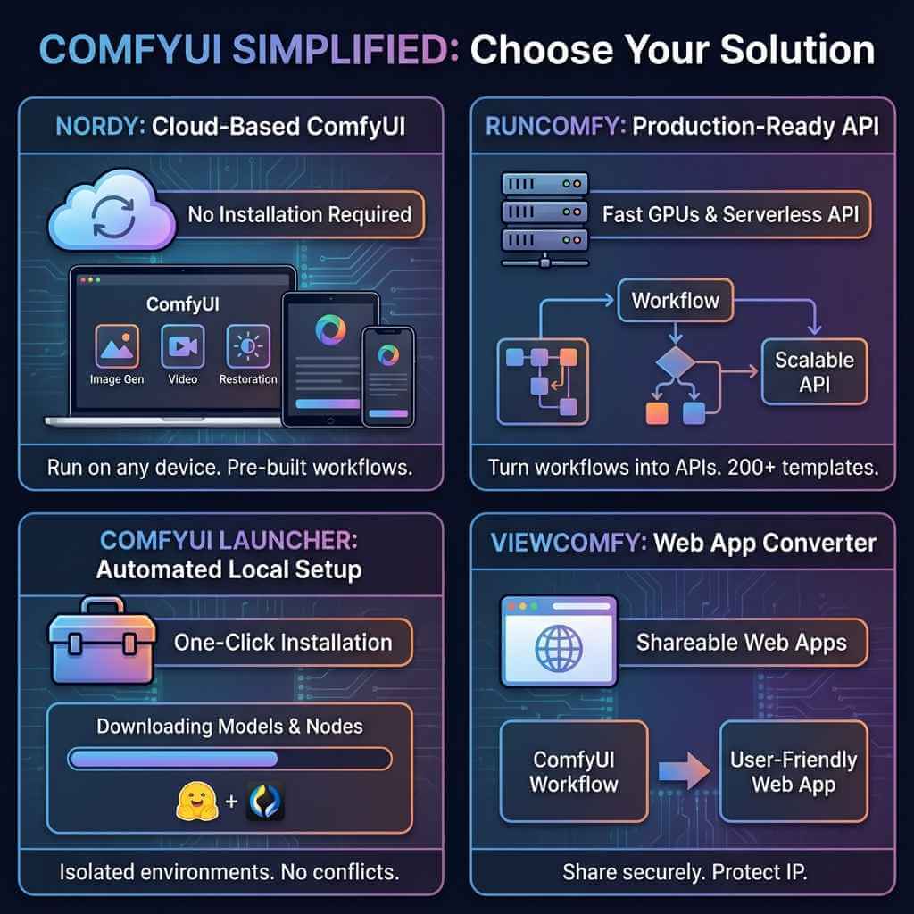 ComfyUI Workflows Without Installation