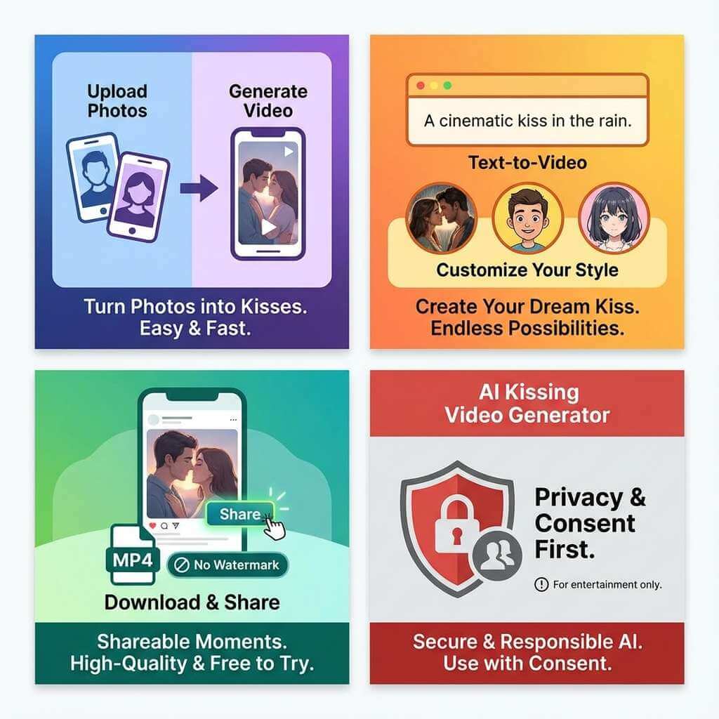 AI Image Generator Kiss Video Free