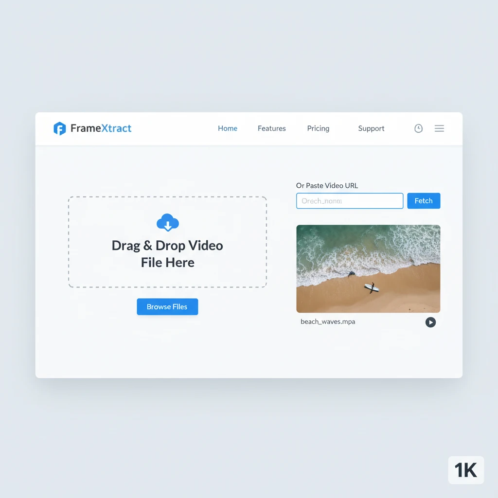 Video to Image Sequence Generator Platform